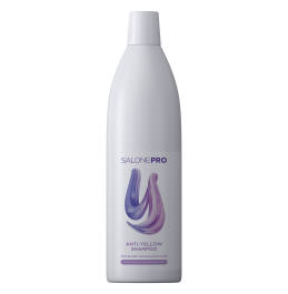 SZAMPON PRZECIW ŻÓŁKNIĘCIU DO WŁOSÓW JASNYCH I ROZJAŚNIONYCH SALONE PRO