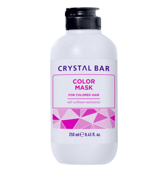 MASKA OCHRONNA DO WŁOSÓW FARBOWANYCH CRYSTAL BAR 250 мл.